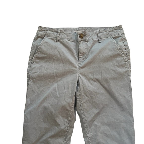LOFT Women's Size 4 The‎ Slim Chino Pant Sky Light Blue 97% Cotton Straight Leg - Picture 3 of 8